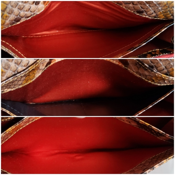 Authentic Pre-owned Fendi Baguette Python Wallet - Picture 8 of 16